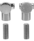 Two Piece Car Dent Repair Kit with Iron Changeover Head for Auto Body Work Portable Lightweight Dent Remover Pad Tool for Pros and DIY Enthusiasts and Home Mechanics, metal tips and threaded screws