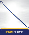 Heavy Duty 42 Inch Steel Wrecking Bar With Rounded 90 Degree End, Nail Pullers, Tri-Lobe Grip For Comfort, Beveled Prying Tips, Demolition Pry Bar Built For Tough Breaks And Heavy Material Removal.