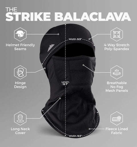 Ultra Soft Fleece Balaclava Ski Mask For Men And Women Warm As Heck Cold Weather Full Face Mask With 4 Way Stretch And Breathable Mesh