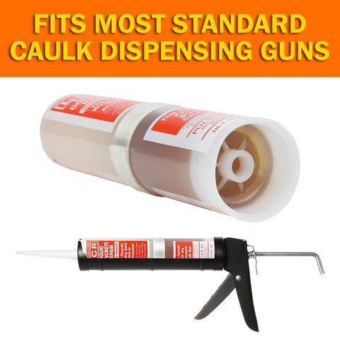 Crack Injection Epoxy Kit For Concrete, Wood, Fiberglass And Metal In A 10 Oz Cartridge With Resin And Hardener, One Gun Ready