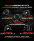 Straight Up Oem Fit Five Piece Engine And Transmission Mount Set For Honda Civic 1.6l Automatic 1996 To 2000 detailed placement guide.