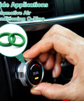 595 Piece Metric And SAE Air Conditioning O Ring Kit For Automotive AC, hand adjusting car A/C dial, green O-rings shown