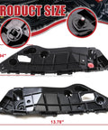 Black plastic front bumper bracket retainer for Toyota RAV4 2013-2018, Amazon brand.