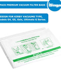 15 Plus 5 Pack Vacuum Bags And Belts For Kirby Vacs Universal Cloth Bags Fit Sentria All Generations F Style And Twist Style