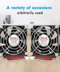 High Speed 80mm 24V DC Brushless Cooling Fan 2 Pin 24 Volt 3 Inch For DIY Ventilation Exhaust Projects Quiet Operation Pack Of 2