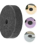 Check Out These 6pc Nylon Polishing Buffing Wheels With 10mm Hole For Metal Aluminum Wood And Furniture Making Your Surface Look Super Clean And Shiny Real Fast Today - Dark grey nylon buffing wheel.