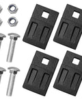 4 Pack 3 Point Auger Teeth Cutting Edge With Matched Screws For Heavy Duty Tractor Post Hole Digger Augers 3.2 By 2 Inch