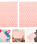 Pink Heart Shaped Bubble Mailers for Shipping Lightweight Plastic Packaging Bags display collage