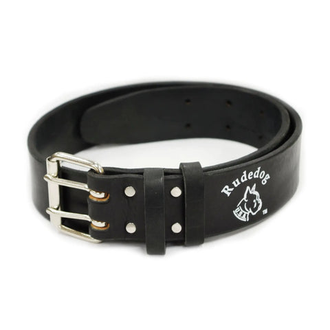 2 Inch Leather Work Belt With Heavy Duty Double Buckle For Tough Jobs Made In The USA Durable 2 Inch Wide Belt For Construction And Everyday Work Available In Sizes From Small To Extra Large