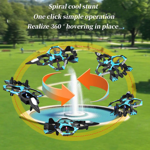 Easy To Fly For Kids And Adults Remote Control Plane With Gyro Stabilization Altitude Hold 3D Stunts 360 Degree Flight