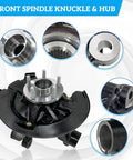Beefed-Up Front Left Steering Knuckle And Hub Bearing Assembly For 2013-2019 Escape Driver Side Replacement close-up view