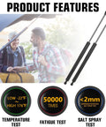 Honda CRV Rear Hatch Lift Support Shocks Struts Set 2007 2008 2009 2010 2011 Two Pack Tailgate Gas Struts with test symbols