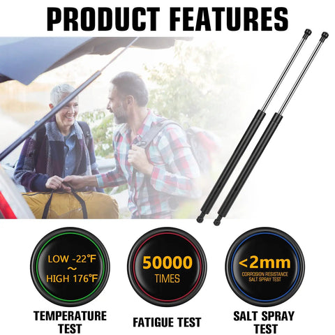 Honda CRV Rear Hatch Lift Support Shocks Struts Set 2007 2008 2009 2010 2011 Two Pack Tailgate Gas Struts with test symbols