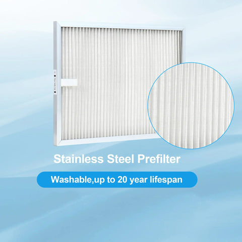 Stainless steel pre-filter for Replacement Filter Set For OxyPure Air Cleaner Models 47001 47002 47003 47004