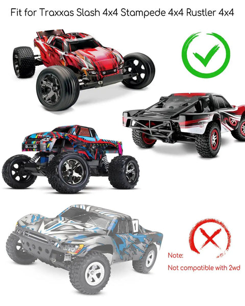 Dual Esc And Motor Cooling Fans Set For Traxxas 4x4 RC Models Keeps Velineon 3s Heat Sink Cool Blue Upgrade For Slash 4x4
