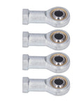 Bulletproof Spherical Rod End Bearings 4 Pack featuring genuine right hand thread self aligning SI10TK design for heavy load capacity.