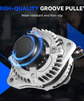 High Output 130 Amp Alternator Replacement For Odyssey Pilot And Ridgeline 2011 To 2014 Models CNC machined groove pulley