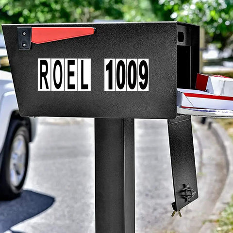 3 Inch Vinyl Self Adhesive Address Numbers And Letters For House Doors And Signs White 12 Sheets 0 To 9 And A To Z Stick On Mailbox