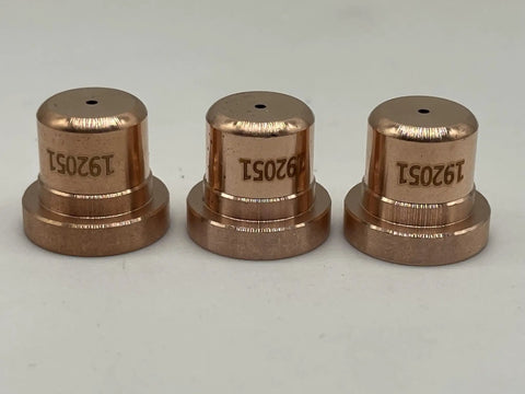 192051 nozzle tips in the 10Pcs 192047 Electrode And 10Pcs 192051 Nozzle Tip Set For ICE 55C CM Plasma Cutting Torch Consumables