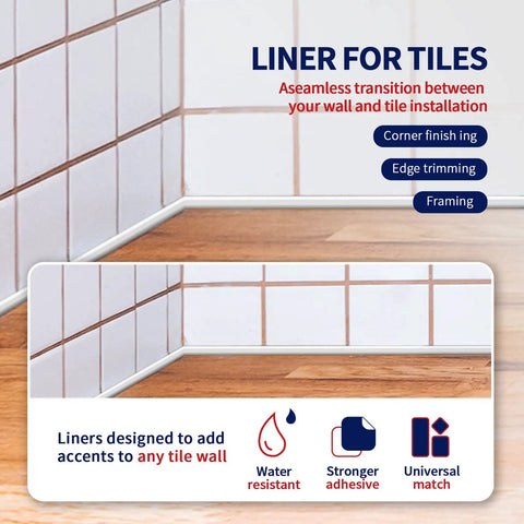 10 Ft Flexible Peel And Stick Trim Molding For Backsplash Edges Self Adhesive Wall Trim For Corner Decor White Waterproof And Dustproof