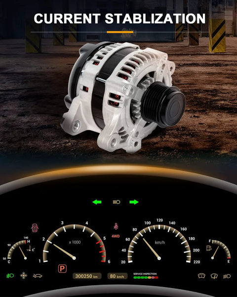 100 Amp High Output Alternator Replacement For Toyota Corolla 2009-2013 And Matrix 2009-2010 1.8L Pontiac Vibe 1.8L
