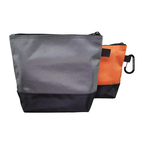 Utility Tool Bag Set With Stand Up Zipper Pouches Pro Grade Built Tough 1680D Ballistic Weave Reinforced Bottoms Easy Access