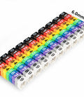 Clip-On Cable Marker Kit For 1.5 To 6.0 mm2 Cables With Color Coded Imprint 0 To 9 arranged in rows