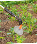 Two Pack Transparent Windproof Spray Nozzle Covers For Garden Hose used for crop protection in a vegetable garden