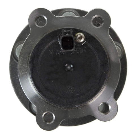 Top view of Wheel Bearing And Hub Assembly Direct Fit Replacement For Ford Escape 2013-2019 C-Max 2013-2018 Lincoln MKC 2015-2019.