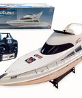 Massive 27.5 Inch RC Cruise Ship Boat With Dual 380 High Speed Motors Beast Hull Remote Control Yacht for fast fun play, box.