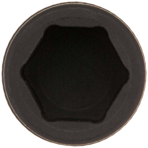 Top view of 1/4-Inch Drive 11mm Universal Impact Socket, 6-Point Design for Maximum Contact and Torque Transfer, CR-MO Alloy Steel Construction