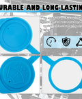 Leak-Proof Windshield Washer Fluid Cap OEM 38513-SC4-672 for Honda Civic Accord Acura shown in blue plastic with strap