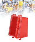 Portable Wall Mount Group Lock Box For Lockout Tagout, 8 Hole Key Station With Transparent Panel in industrial setting