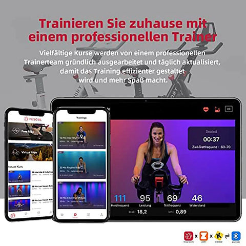 Quiet Indoor Cycling Bike For Home Gym With Magnetic Resistance And Belt Drive Stable Steel Frame Adjustable Cage Pedals displayed on screens