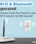Smart Plug With WiFi And Bluetooth Power Metering, Remote Control And Countdown Timer, Works With Google Home, Alexa, And Home