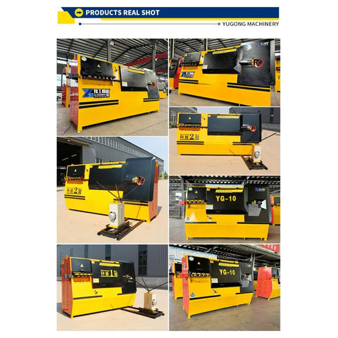 No Fuss CNC Rebar Bender And Steel Hoop Machine Built For Tough Job Sites Automatic Bar Folding Rig viewed from multiple angles.