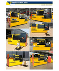 Heavy Duty Cnc Rebar Stirrup Bender Machine For Steel Rod And Concrete Jobs Industrial Grade with yellow and black design.