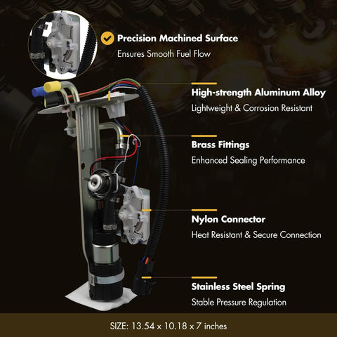 Image showing a Fuel Pump Assembly Replacement For Ford Ranger 1998 3.0L 4.0L And Mazda B2500 2.5L with highlighted features.