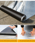 No Fuss Tough As Nails Self Adhesive Ice And Water Shield Roof Flashing Tape Heavy Duty Waterproof Membrane for shingles use.