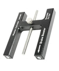 Close-up of Brake Booster Push Rod Adjustment Tool For Master Cylinder Length Gauge And Adjustable Braking Distance with labels