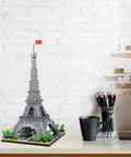 Epic Eiffel Tower Building Block Model Kit For Architecture Lovers A Realistic Paris Landmark Replica With Rich Details And Durable Pieces A Dope STEM Toy Great Gift For Builders And Collectors on desk