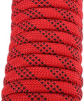 50ft rope included in Beefy Pet Fire Rescue Bag For Dogs And Cats Up To 90 Pounds Emergency Evacuation Kit, tightly coiled red design