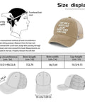 Dont Have A Bucket List But My Fucket List Is A Mile Long Womens Trucker Hat size display and measurements