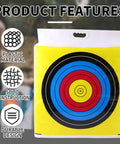 Weatherproof Archery Target Bag Cover For Outdoor Range And Backyard Practice, Heavy Duty Replacement shown with target design