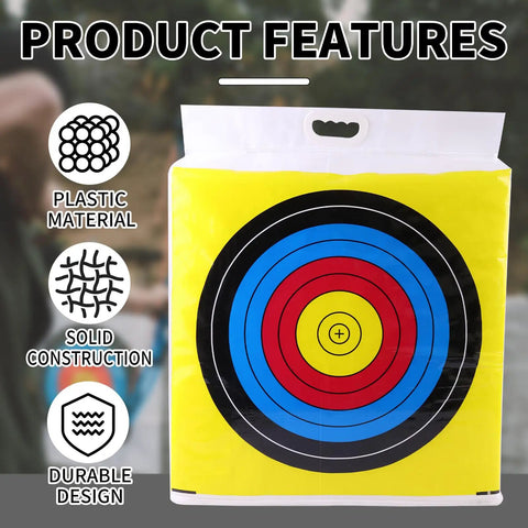 Weatherproof Archery Target Bag Cover For Outdoor Range And Backyard Practice, Heavy Duty Replacement shown with target design