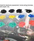 Solid 530 Piece Heat Shrink Tube Set With Color Nylon Tubing For Electrical Wire Wrap Repair And Circuit Wiring Harness Fix Kit Multiple Sizes Colors, assorted lengths