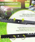 61 Inch Mower Blades Replacement Kit For Scag Ferris And Husqvarna Decks 48111 482879 481712 481708 1520842 539101733 539102093 GDU10232