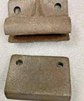 Tailgate Hinge Pair for Jeep CJ2A CJ3A CJ3B CJ5 CJ6 Rear Gate Mount Replacement with Hardware, steel hinges with anti-corrosion finish.
