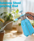 Hand Pump Sprayer 1/2 Gallon Leak Proof Water Mister with Adjustable Nozzle spraying plants indoors