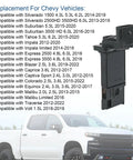 Mass Air Flow Sensor Replacement For Chevy Silverado Tahoe Traverse 2014-2020 Fitment For GM Trucks And SUVs Durable OEM-Quality MAF Sensor For Better Idle And MPG, black plastic